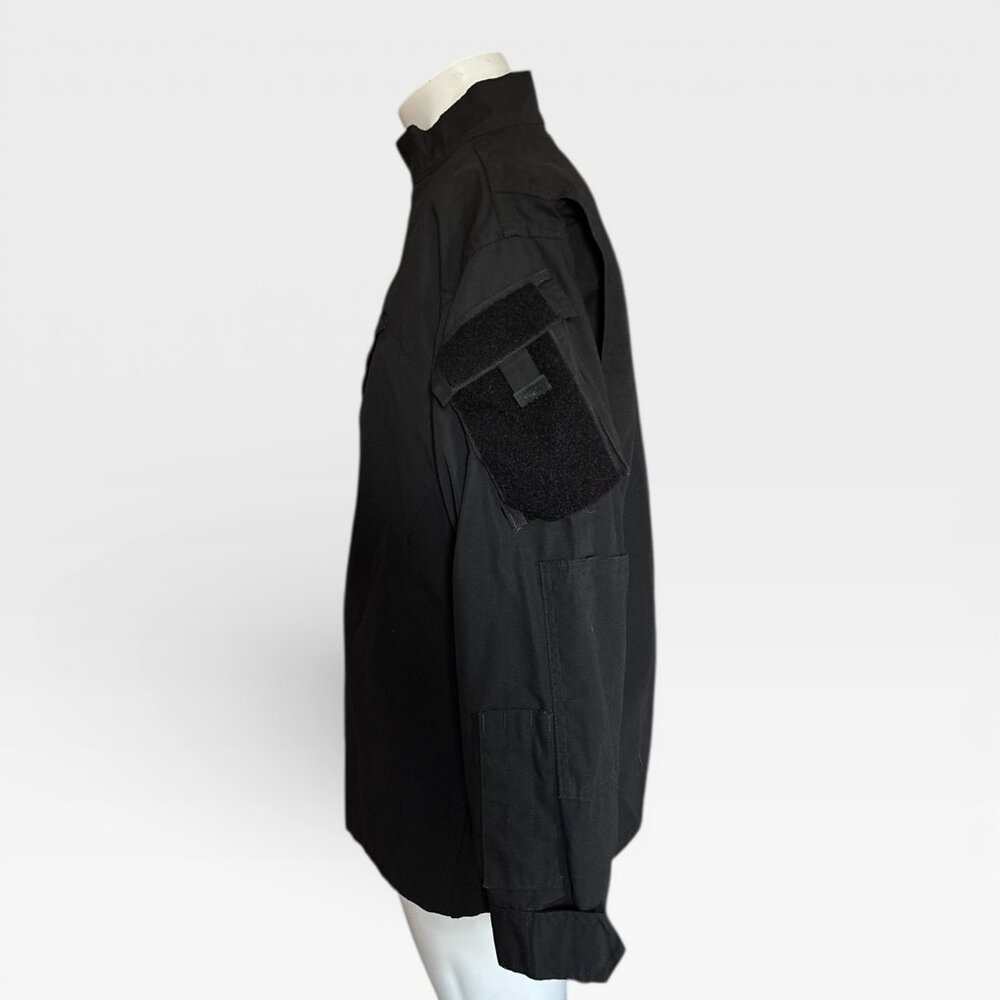 TRU-SPEC Rip-Stop Tactical Uniform Shirt Jacket M Diagonal Chest Hand Pockets - Picture 2 of 11